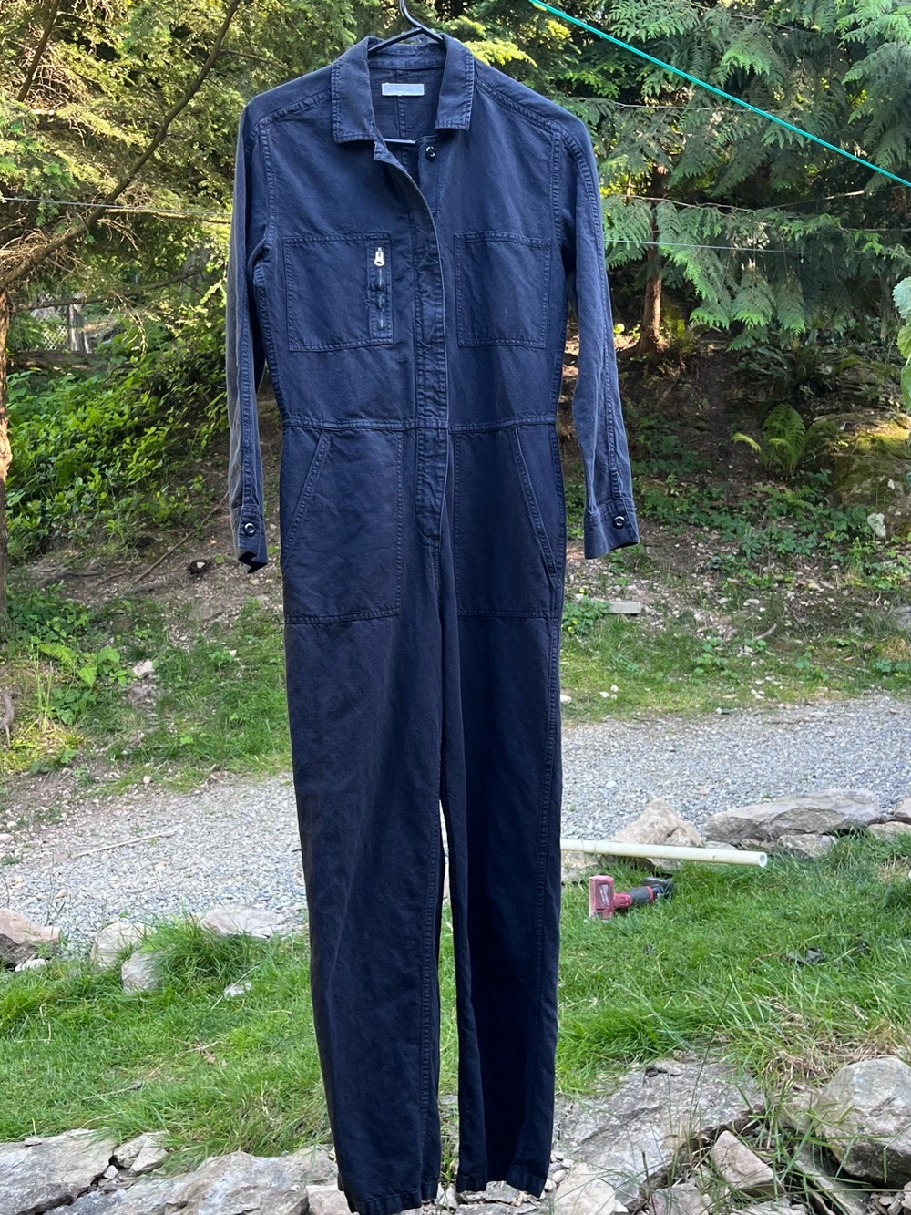 Outerknown Dark Navy Casual Jumpsuit